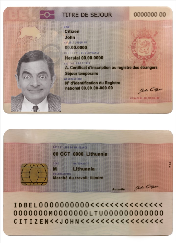 Carte de séjour permanent en Belgique